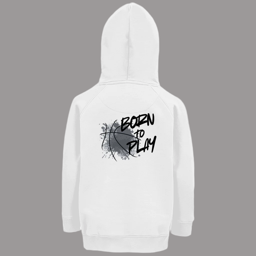Kids Premium Organic Hoodie Born to Play