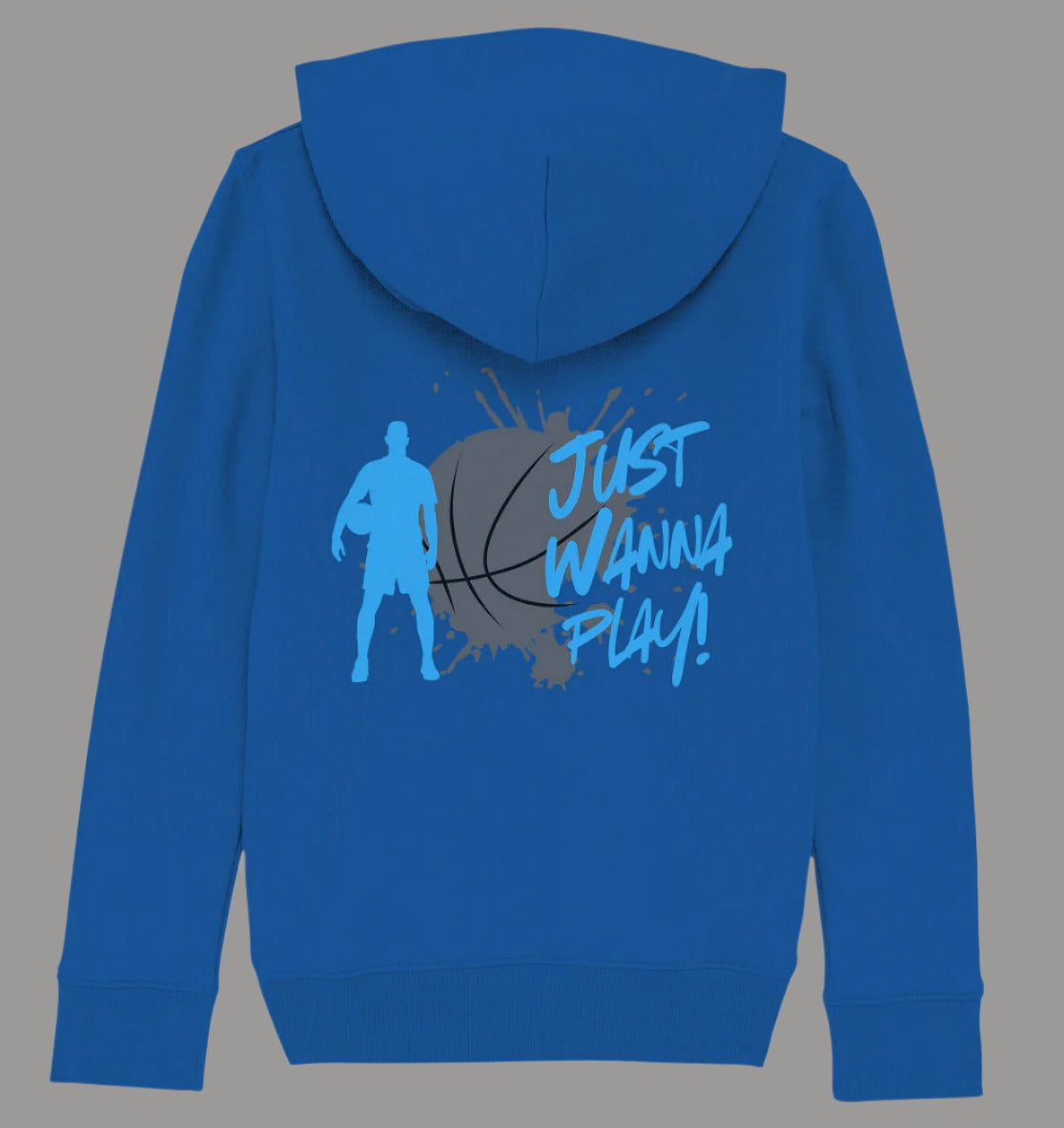 Sweat à capuche bio pour garçon Just Wanna Play