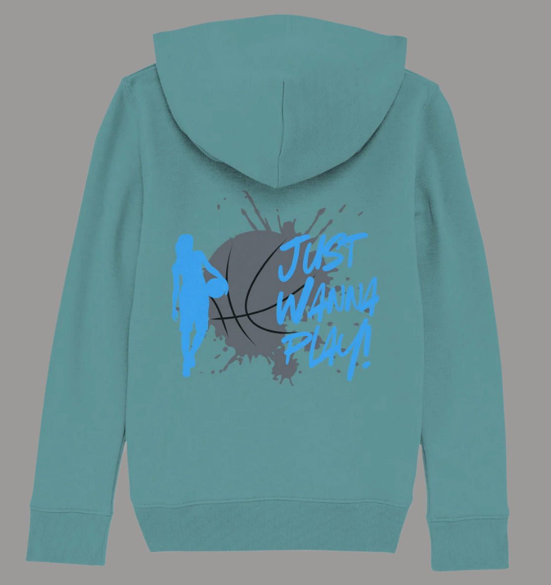 Sweat à capuche bio pour filles Just Wanna Play