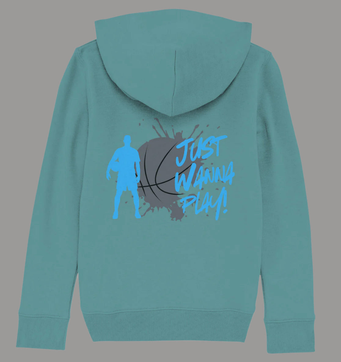 Sweat à capuche bio pour garçon Just Wanna Play