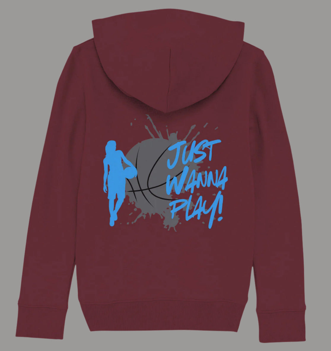 Sweat à capuche bio pour filles Just Wanna Play