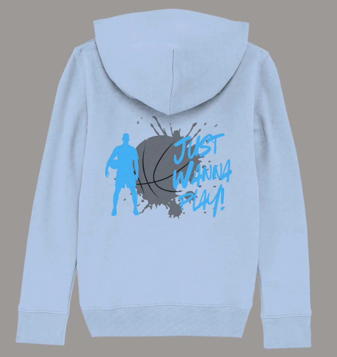 Sweat à capuche bio pour garçon Just Wanna Play