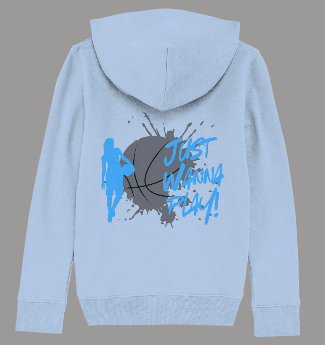 Sweat à capuche bio pour filles Just Wanna Play
