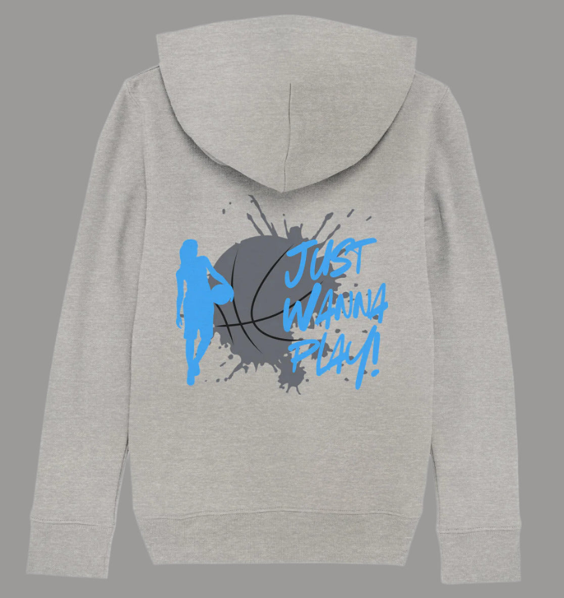 Sweat à capuche bio pour filles Just Wanna Play