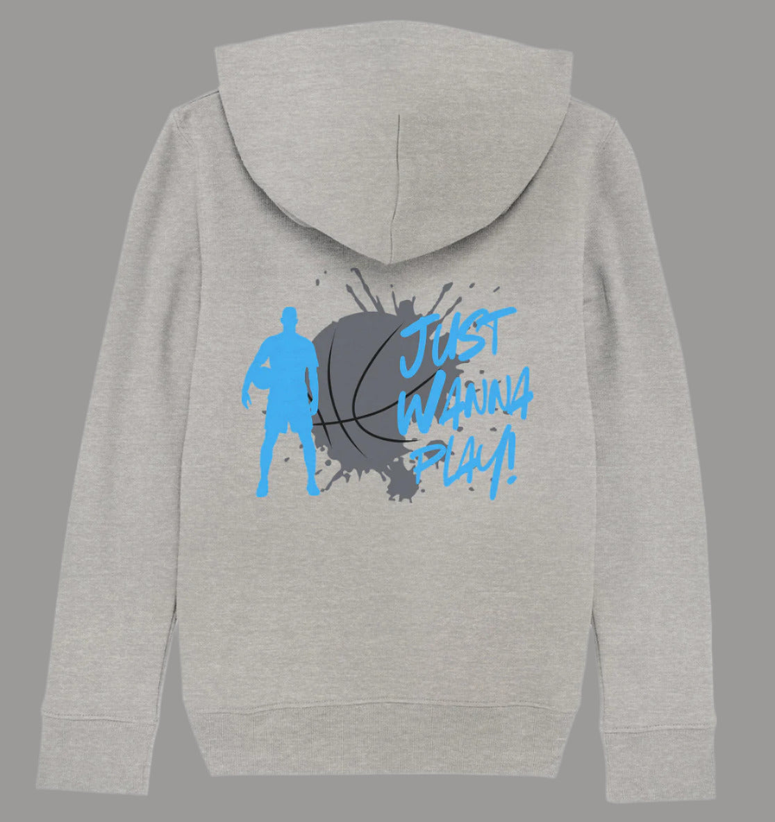 Sweat à capuche bio pour garçon Just Wanna Play