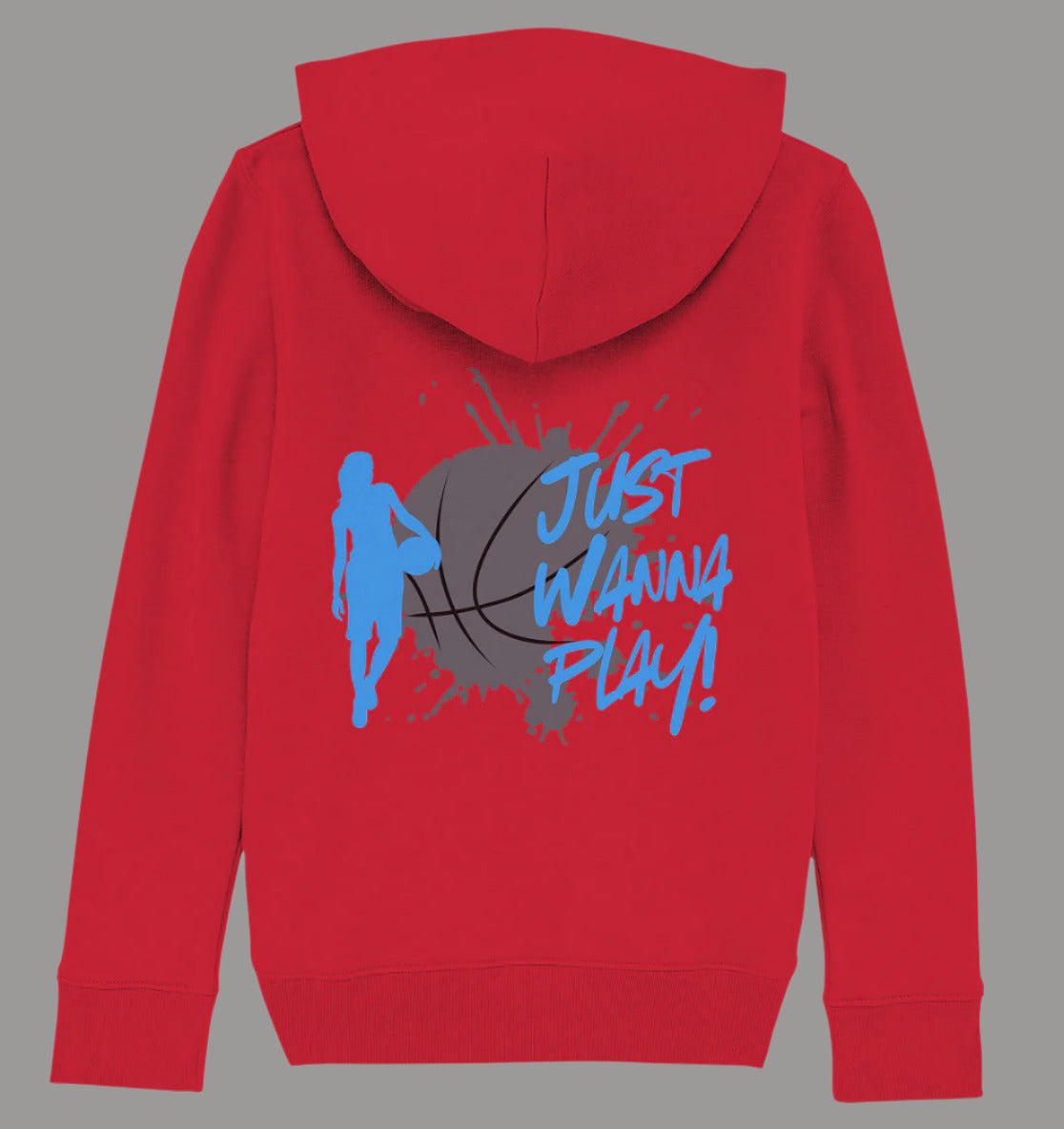 Sweat à capuche bio pour filles Just Wanna Play