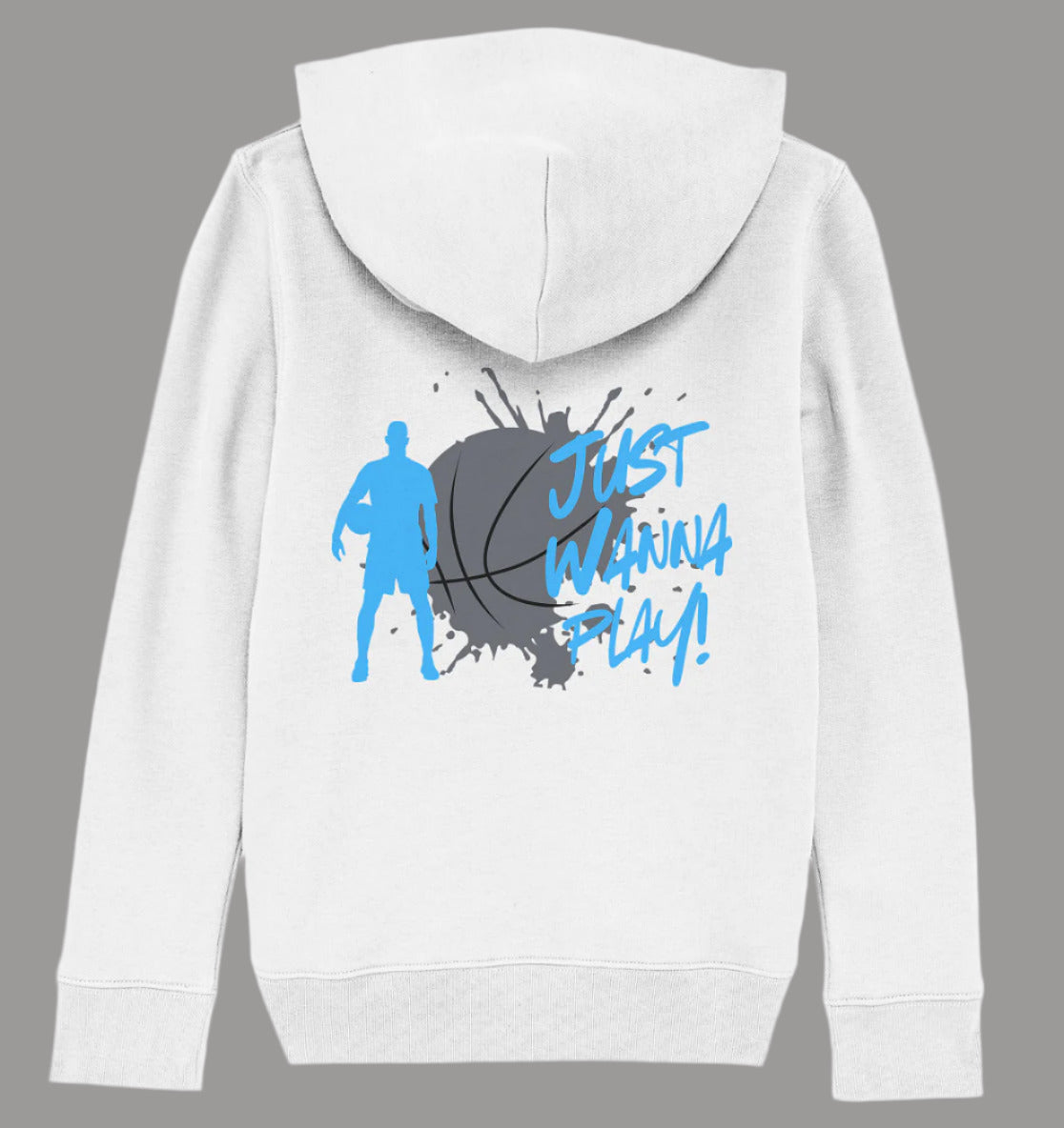 Sweat à capuche bio pour garçon Just Wanna Play