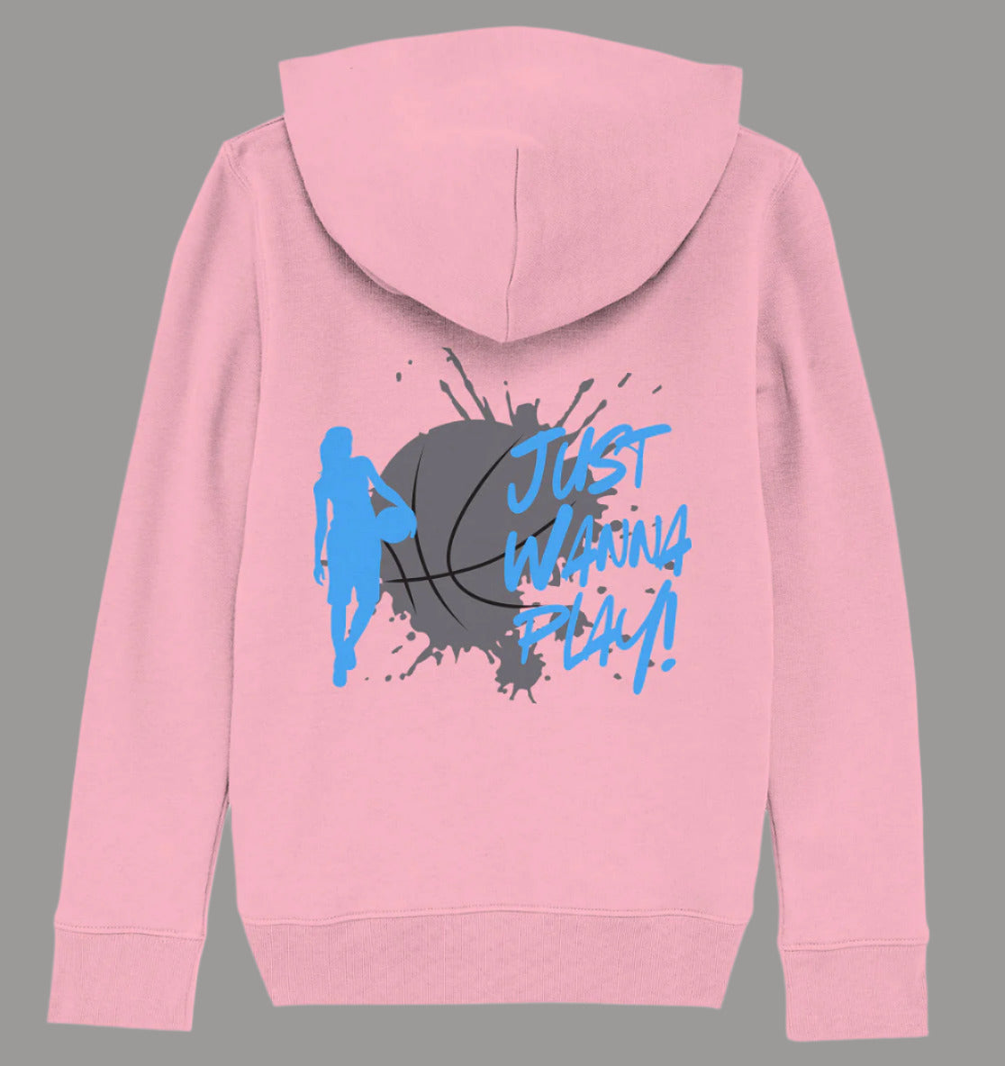 Sweat à capuche bio pour filles Just Wanna Play