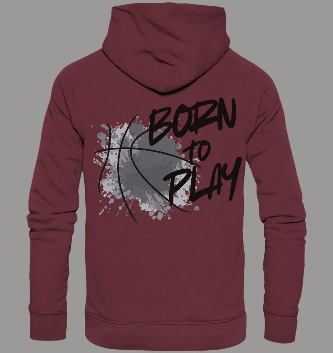 Sweat à capuche bio Born To Play