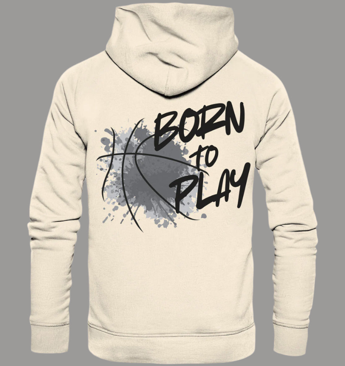 Sweat à capuche bio Born To Play