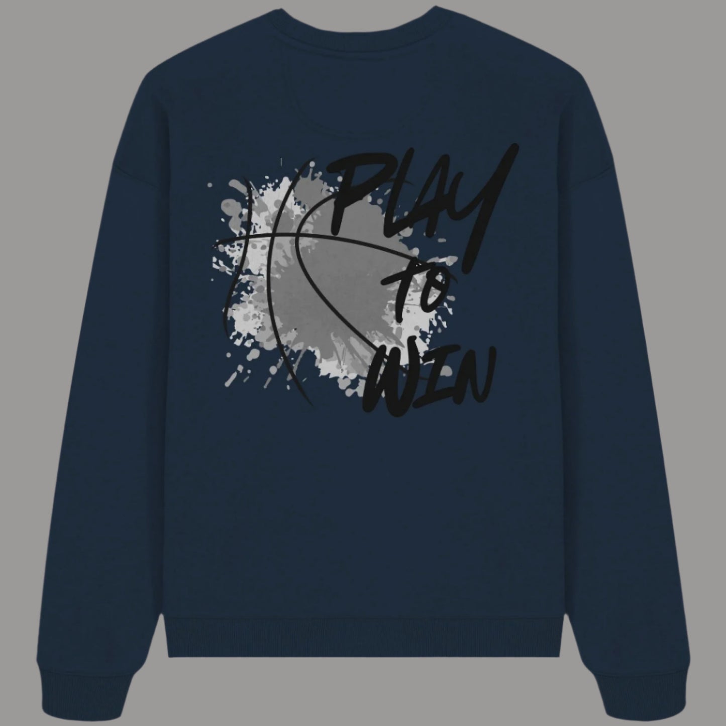 Organic Oversized Sweatshirt Play To Win