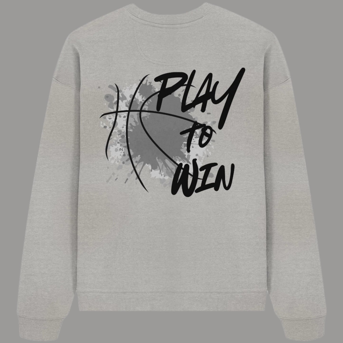 Organic Oversized Sweatshirt Play To Win