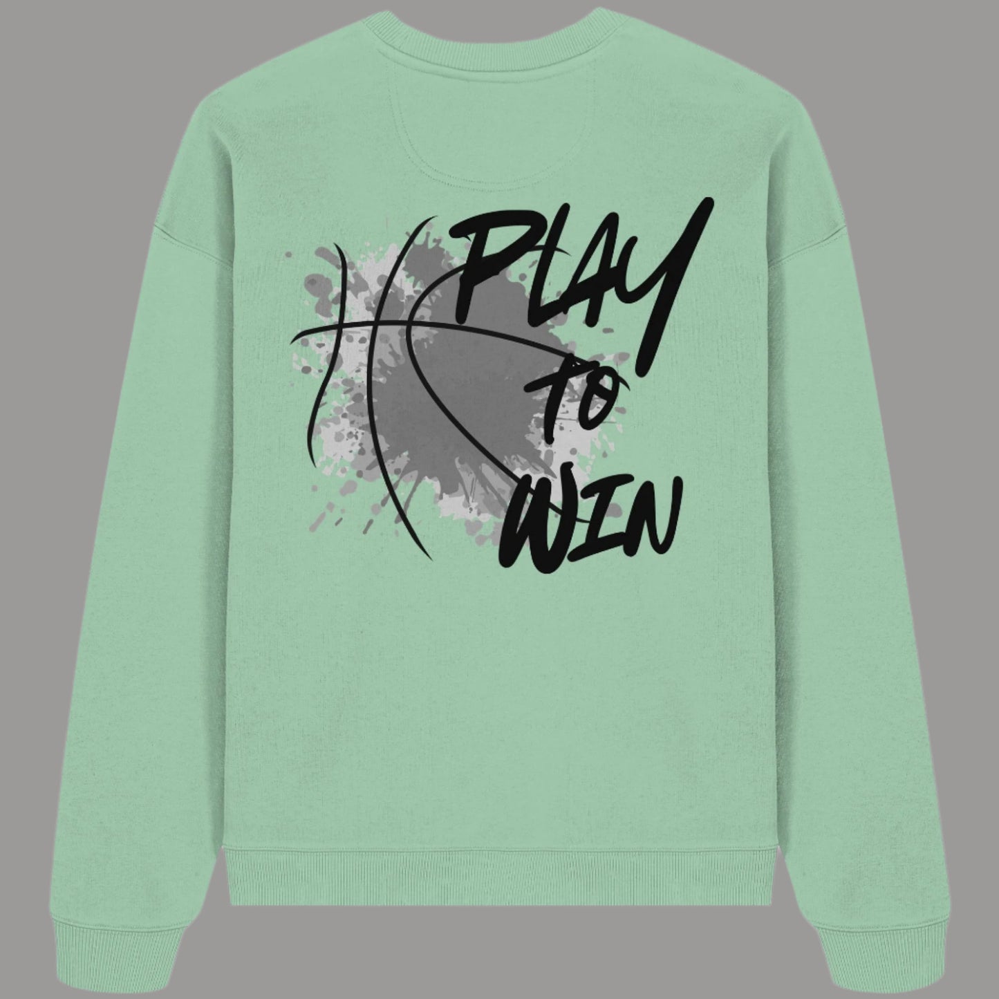 Organic Oversized Sweatshirt Play To Win