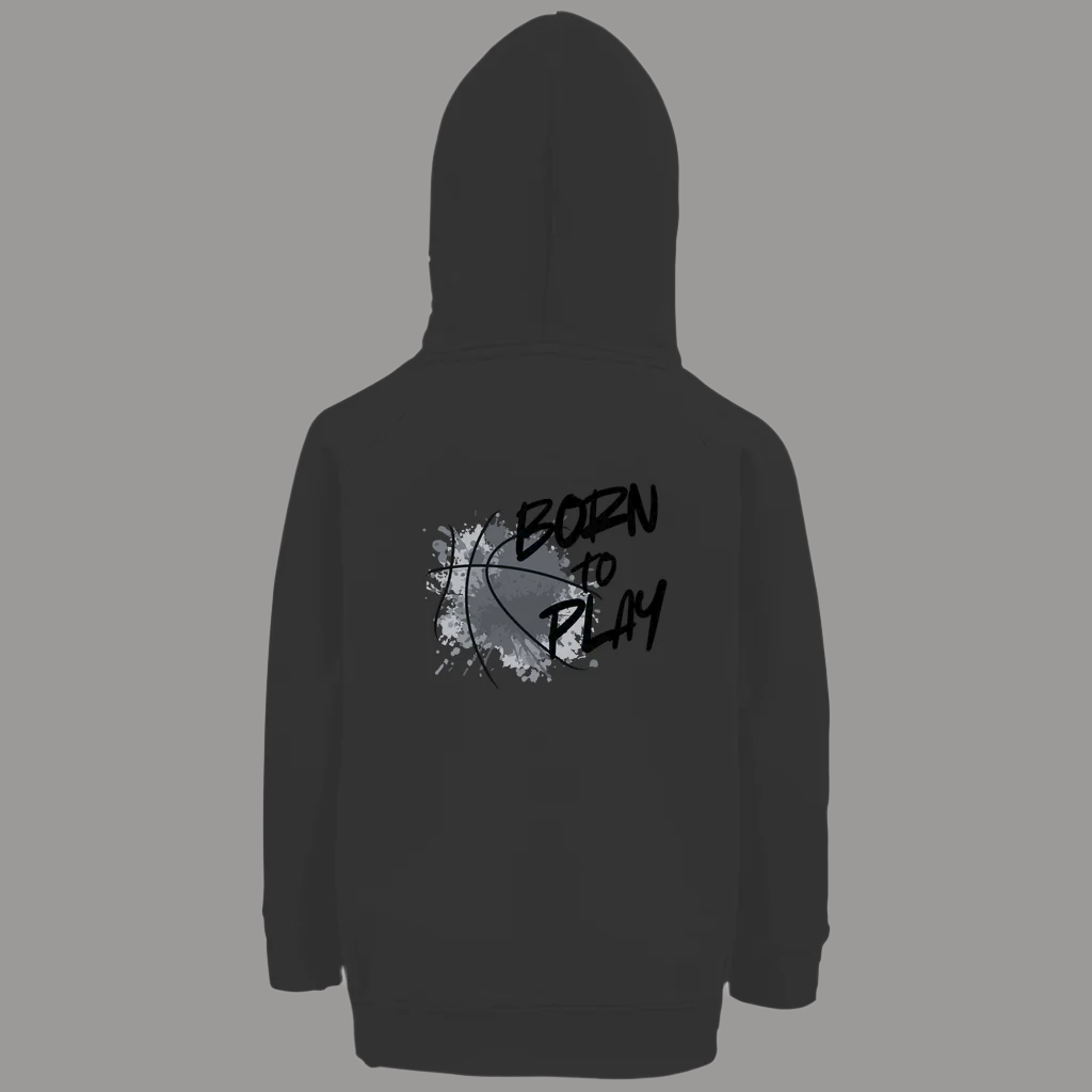 Kids Premium Organic Hoodie Born to Play