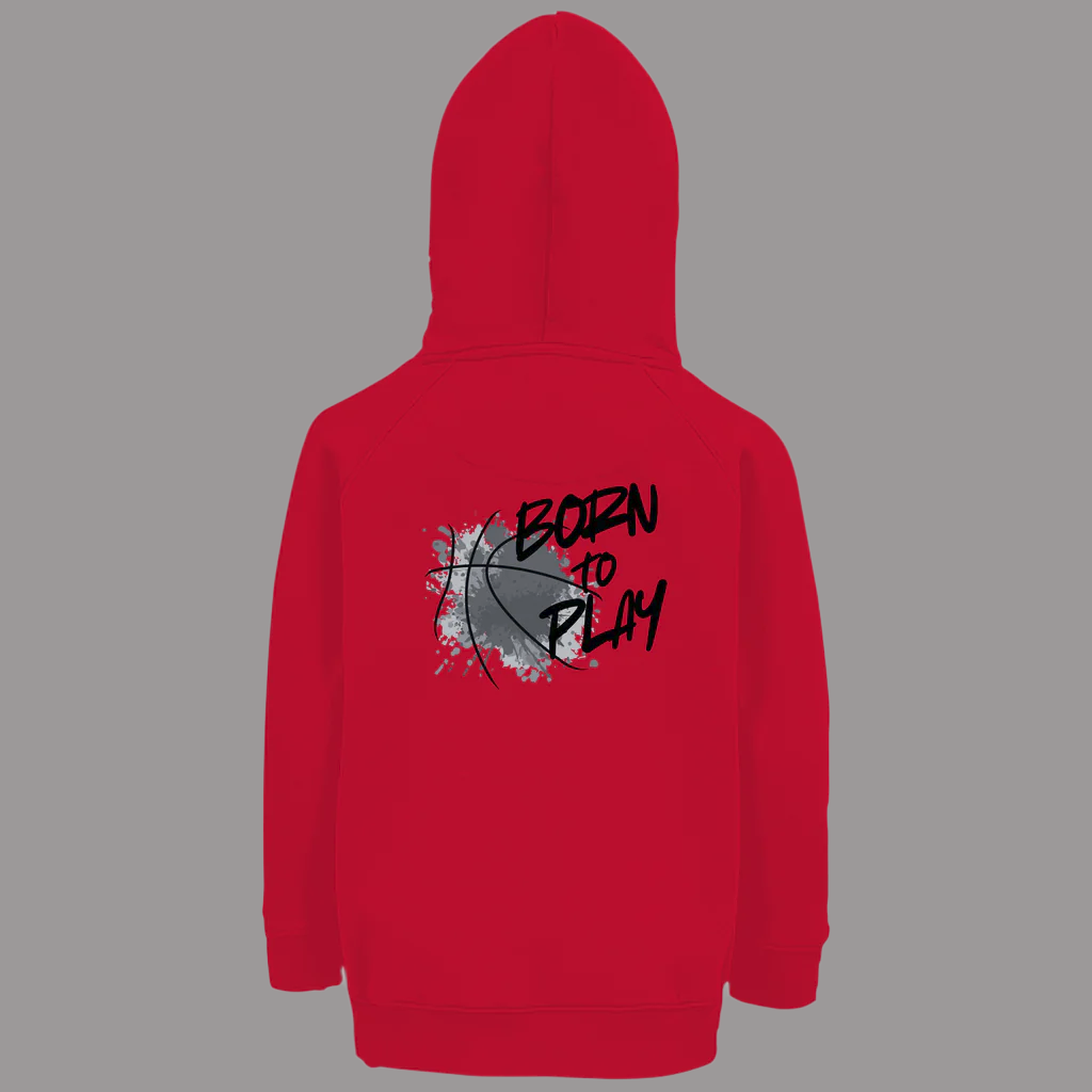 Kids Premium Organic Hoodie Born to Play