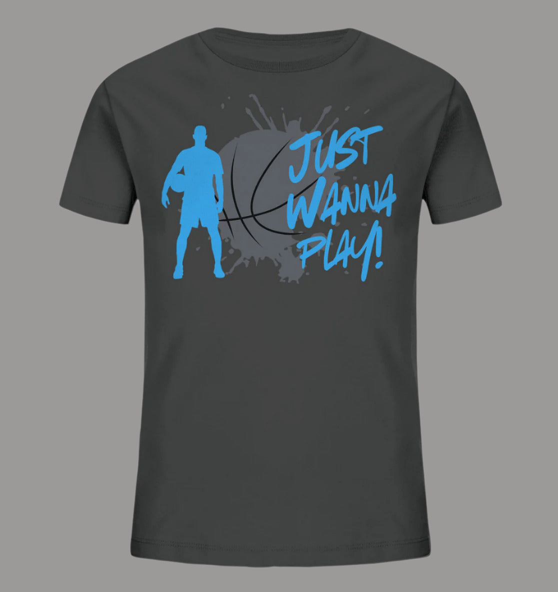 Boys Organic Shirt Just Wanna Play