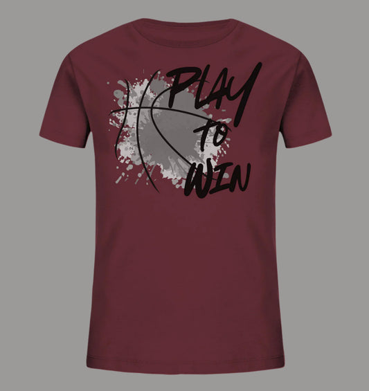 Kids Organic Shirt Play To Win