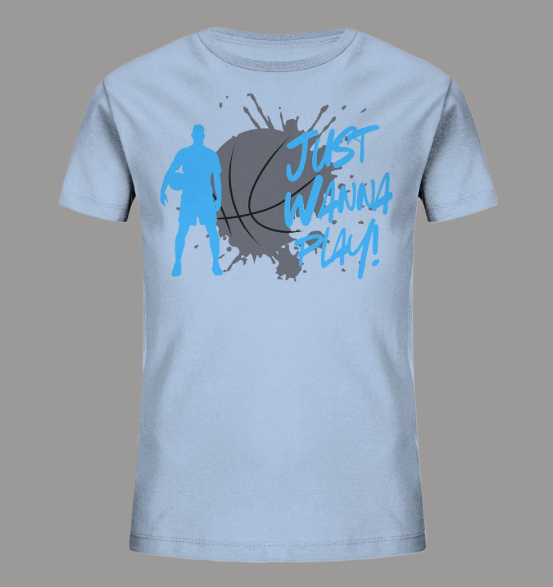 Boys Organic Shirt Just Wanna Play