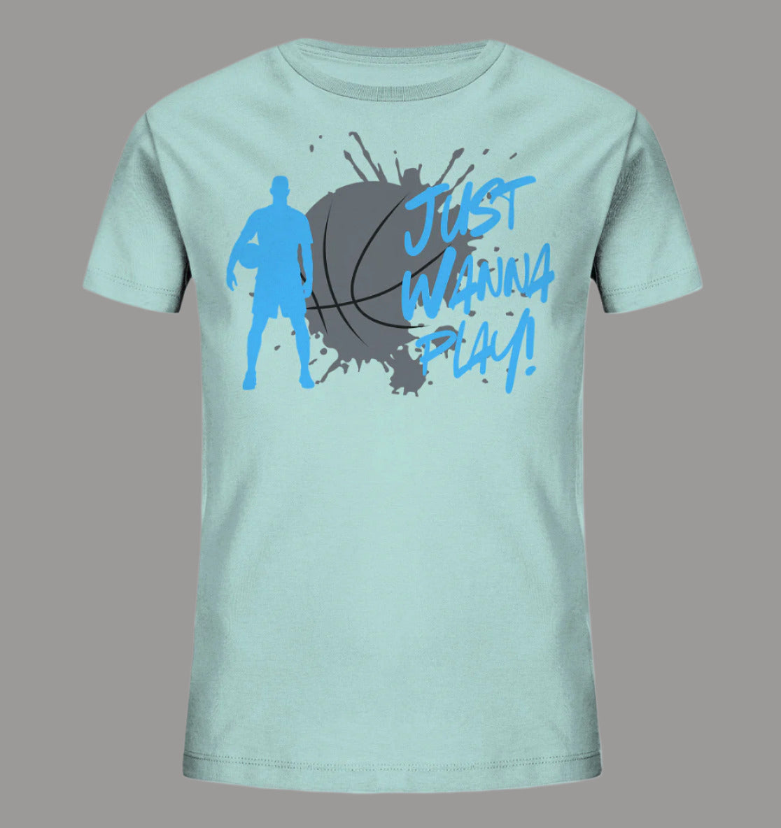 Boys Organic Shirt Just Wanna Play