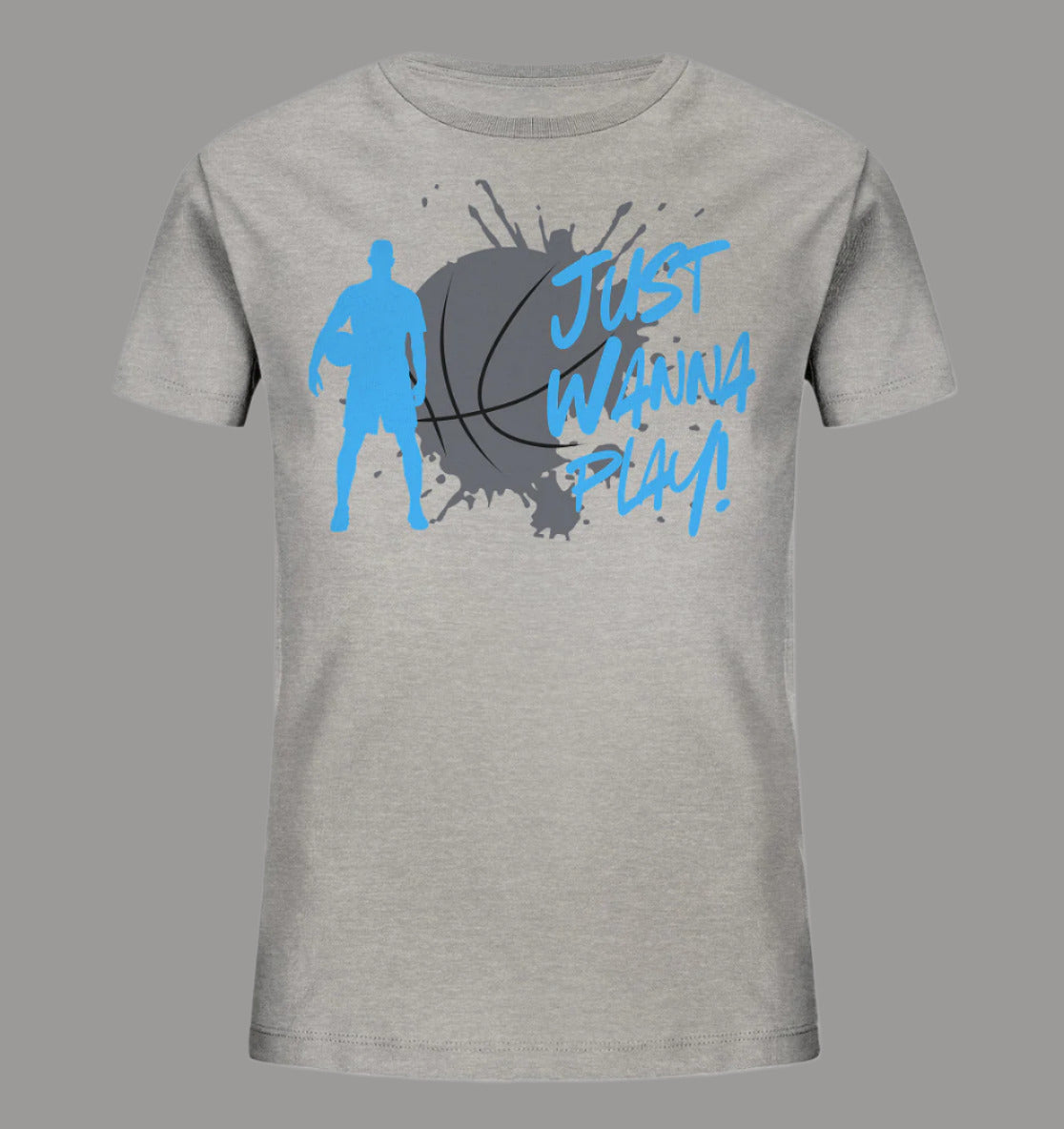 Boys Organic Shirt Just Wanna Play