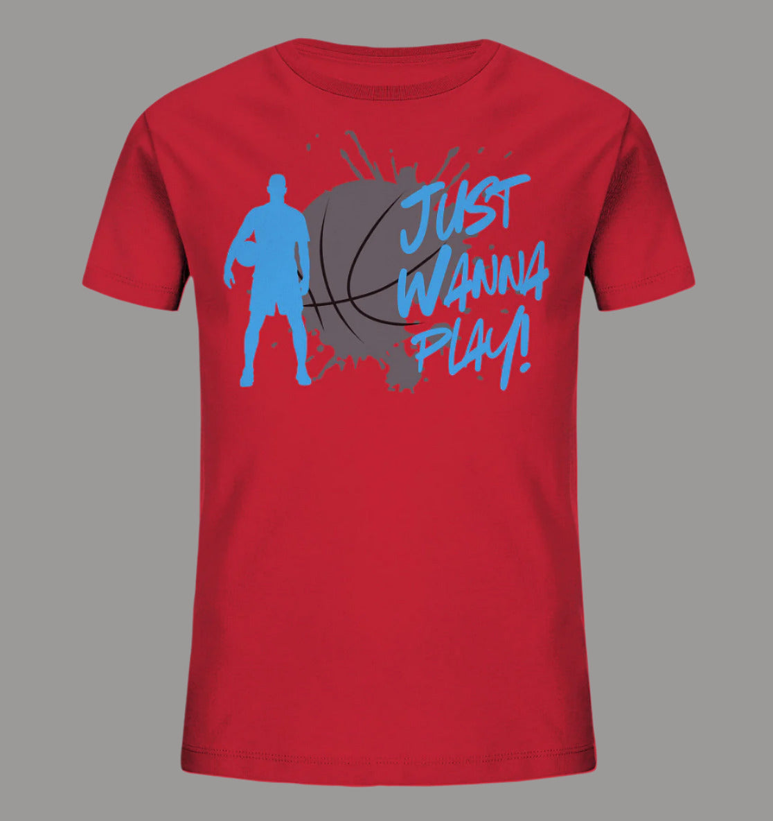 Boys Organic Shirt Just Wanna Play