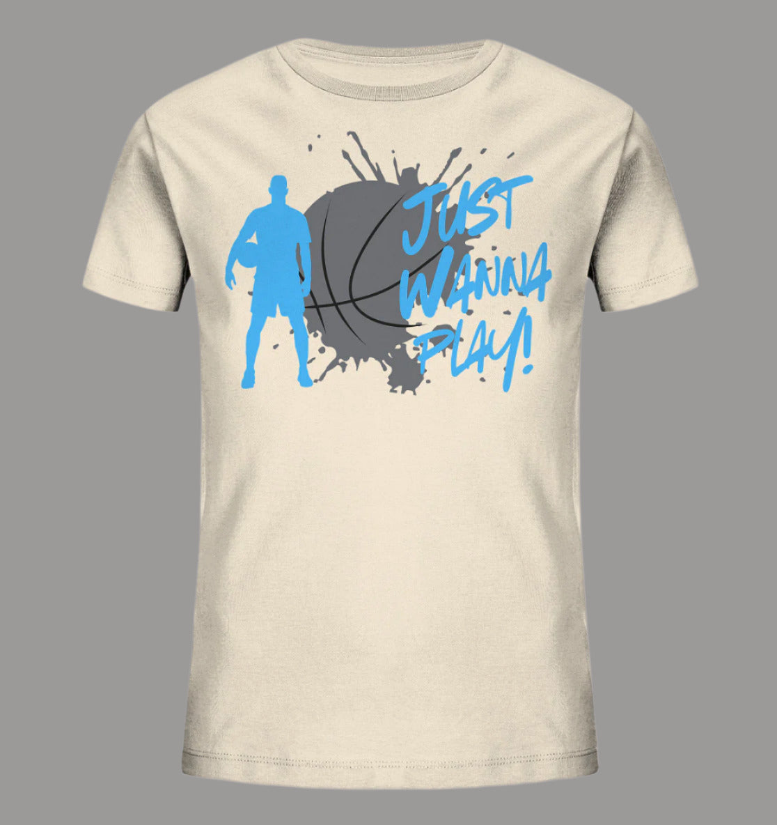 Boys Organic Shirt Just Wanna Play