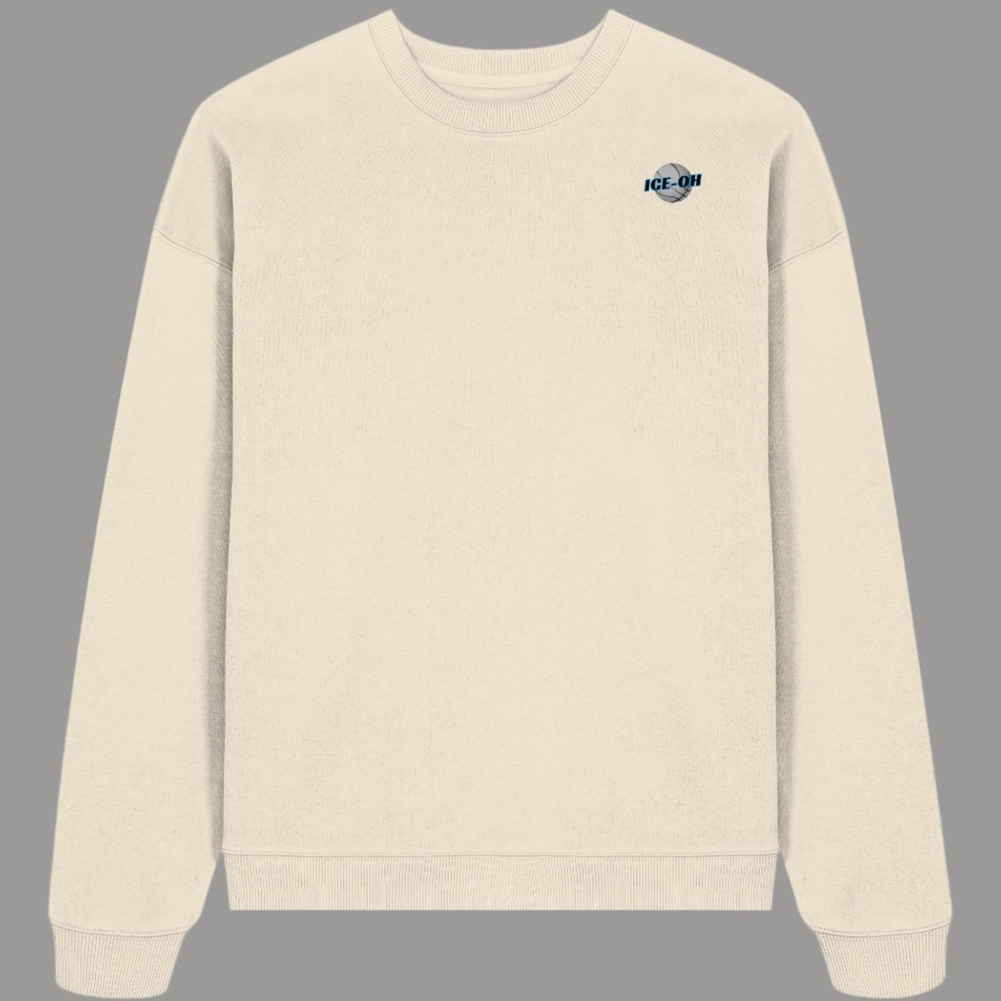Organic Oversized Sweatshirt Born To Play