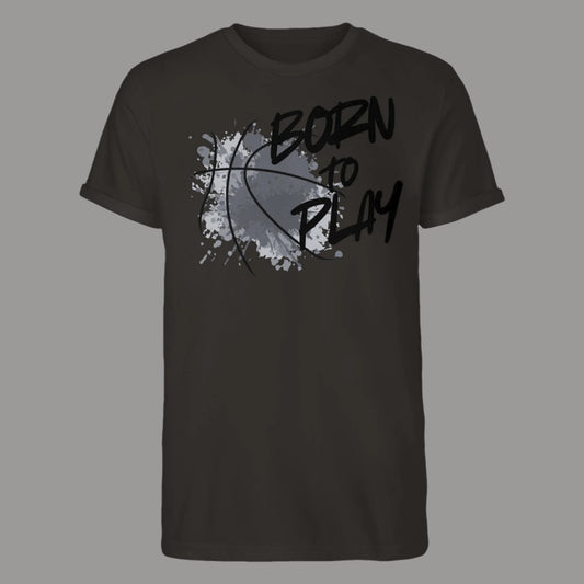 Organic Roll-up T-Shirt Born To Play