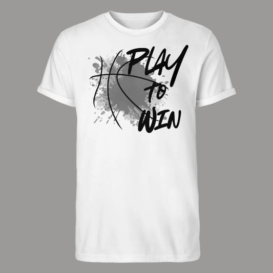 Organic Roll-Up T-Shirt Play To Win