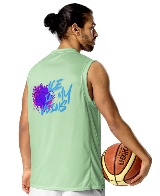 Unisex basketball jersey ICE in my Veins