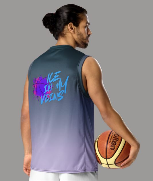 Unisex basketball jersey ICE in my Veins
