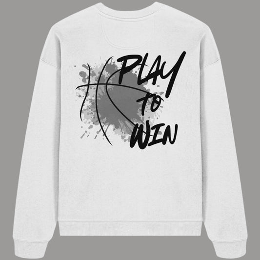Organic Oversized Sweatshirt Play To Win